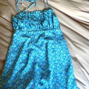 Forever 21 floral tie strap dress